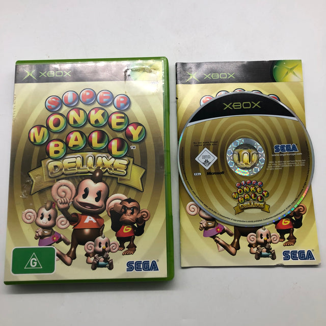 Super Monkey Ball Deluxe Xbox Original Game + Manual PAL