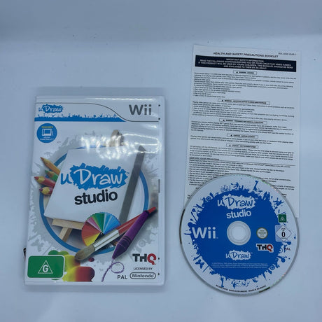 U Draw Studio Nintendo Wii Game + Manual PAL