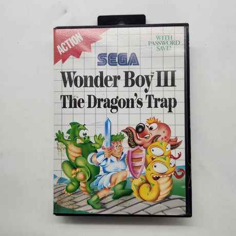 Wonder Boy 3 The Dragon's Trap Sega Master System Game PAL