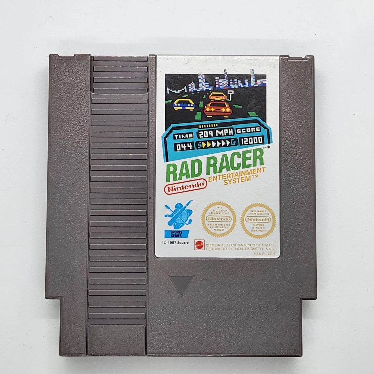Rad Racer Nintendo Entertainment System Game PAL