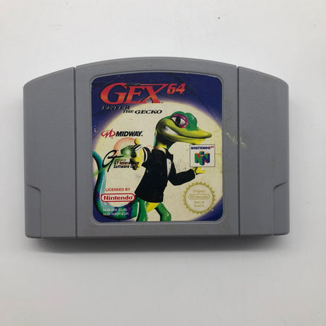 Gex 64: Enter the Gecko Nintendo 64 N64 Game Cartridge PAL