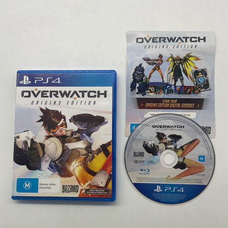 Overwatch Origins Edition PS4 Playstation 4 Game + Manual