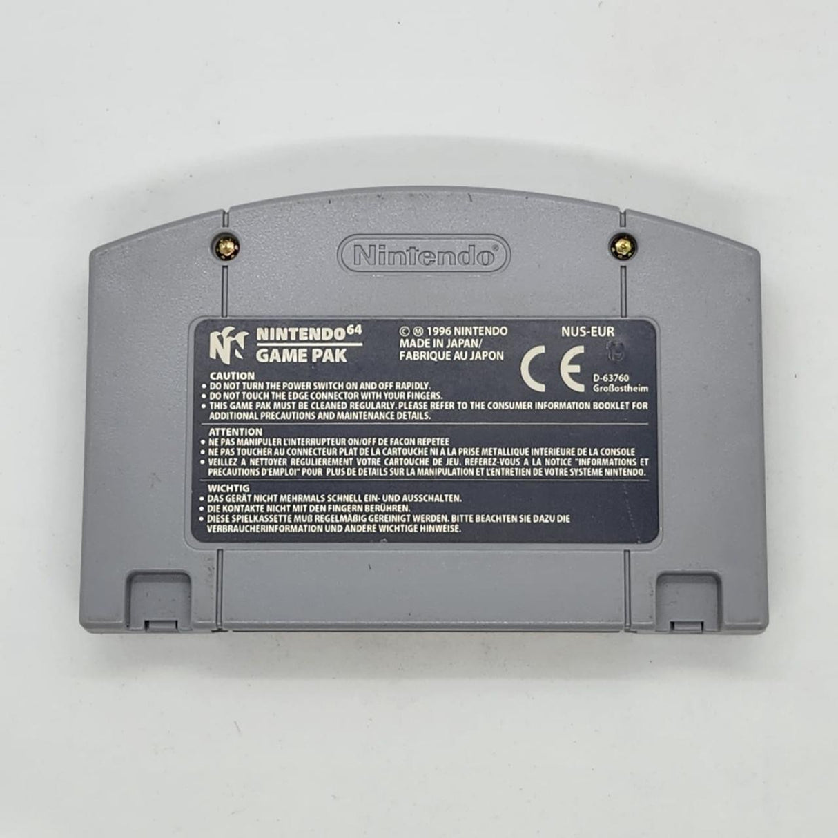 Super Mario 64 Nintendo 64 N64 Game Cartridge PAL