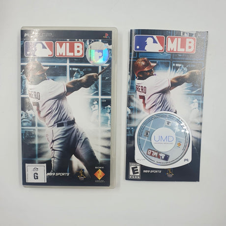 MLB PSP Playstation Portable Game + Manual