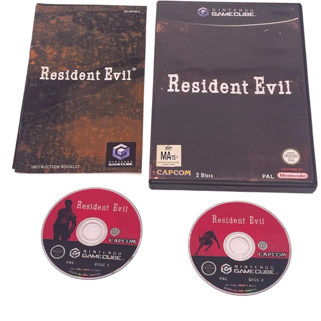 Resident Evil Nintendo Gamecube Game + Manual PAL