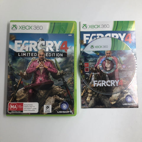 Far Cry 4 Limited Edition Xbox 360 Game + Manual PAL 05A4