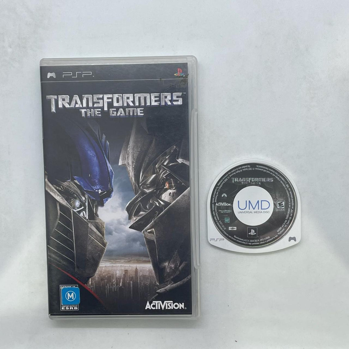Transformers The Game PSP Playstation Portable UMD Video Movie