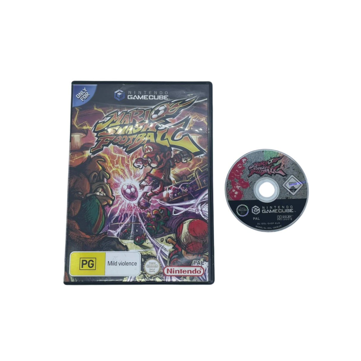 Mario Smash Football Nintendo Gamecube Game PAL