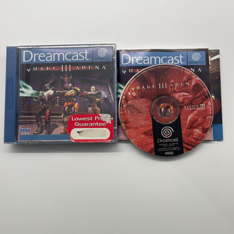 Quake III 3 Arena Sega Dreamcast Game + Manual PAL