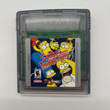 The Simpsons Treehouse of Horror Nintendo Gameboy Color / Colour Game Catridge