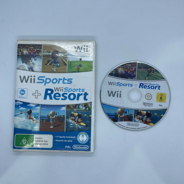 Wii Sports + Wii Sports Resort Nintendo Wii Game PAL