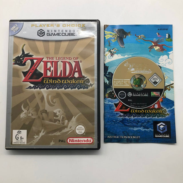 The Legend of Zelda The Wind Waker Nintendo Gamecube Game + Manual PAL