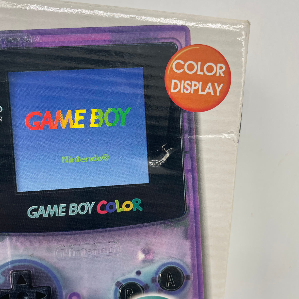 Game Boy Color Atomic Clear Purple Console Boxed Complete with Manual