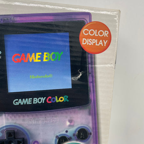 Game Boy Color Atomic Clear Purple Console Boxed Complete with Manual
