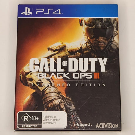 Call of Duty Black Ops 3 III Hardened Edition PS4 Playstation 4 Steelbook Edition Game + Manual-Trippy Trades