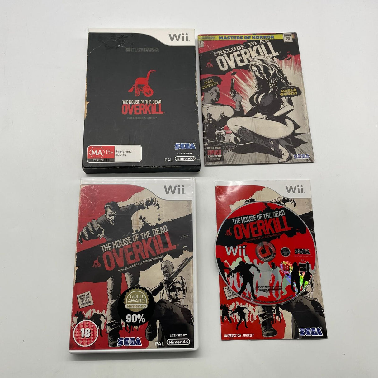 The House of the Dead Overkill Collector's Edition Nintendo Wii Game Boxed PAL