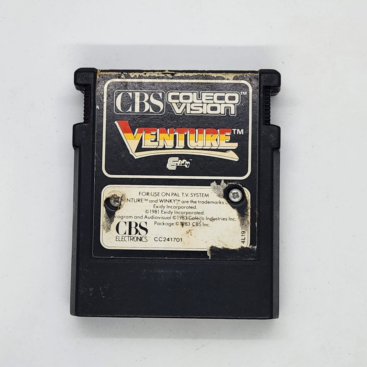 Venture CBS Coleco Vision Game Cartridge