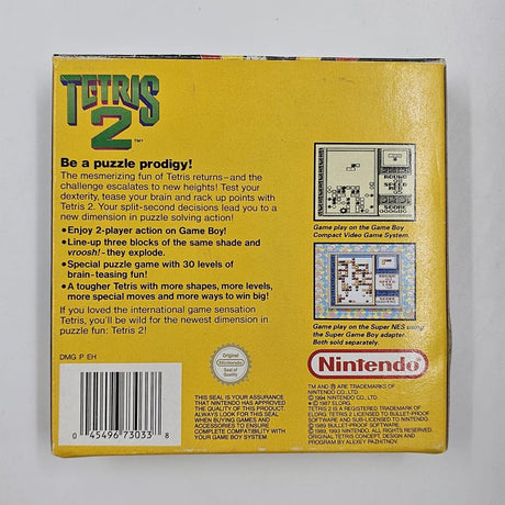 Tetris 2 Nintendo Gameboy Original Game Boxed Complete