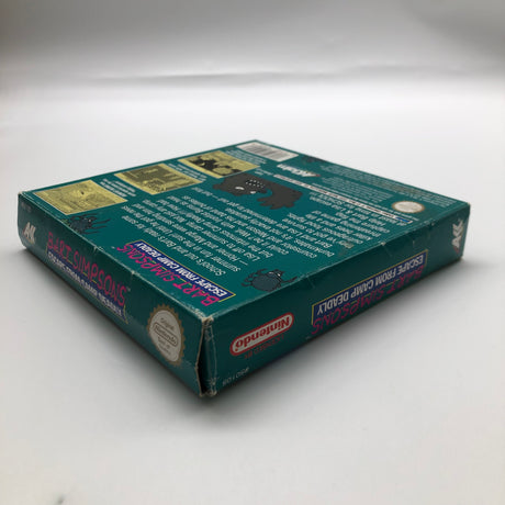 Bart Simpson's Escape from Camp Deadly Nintendo Gameboy Original Game Boxed Complete