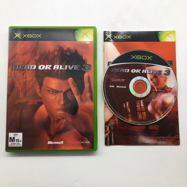 Dead or Alive 3 III Xbox Original Game + Manual PAL