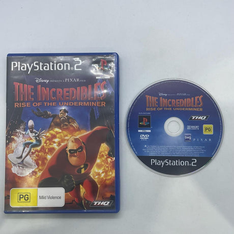 The Incredibles Rise of the Underminer PS2 Playstation 2 Game PAL