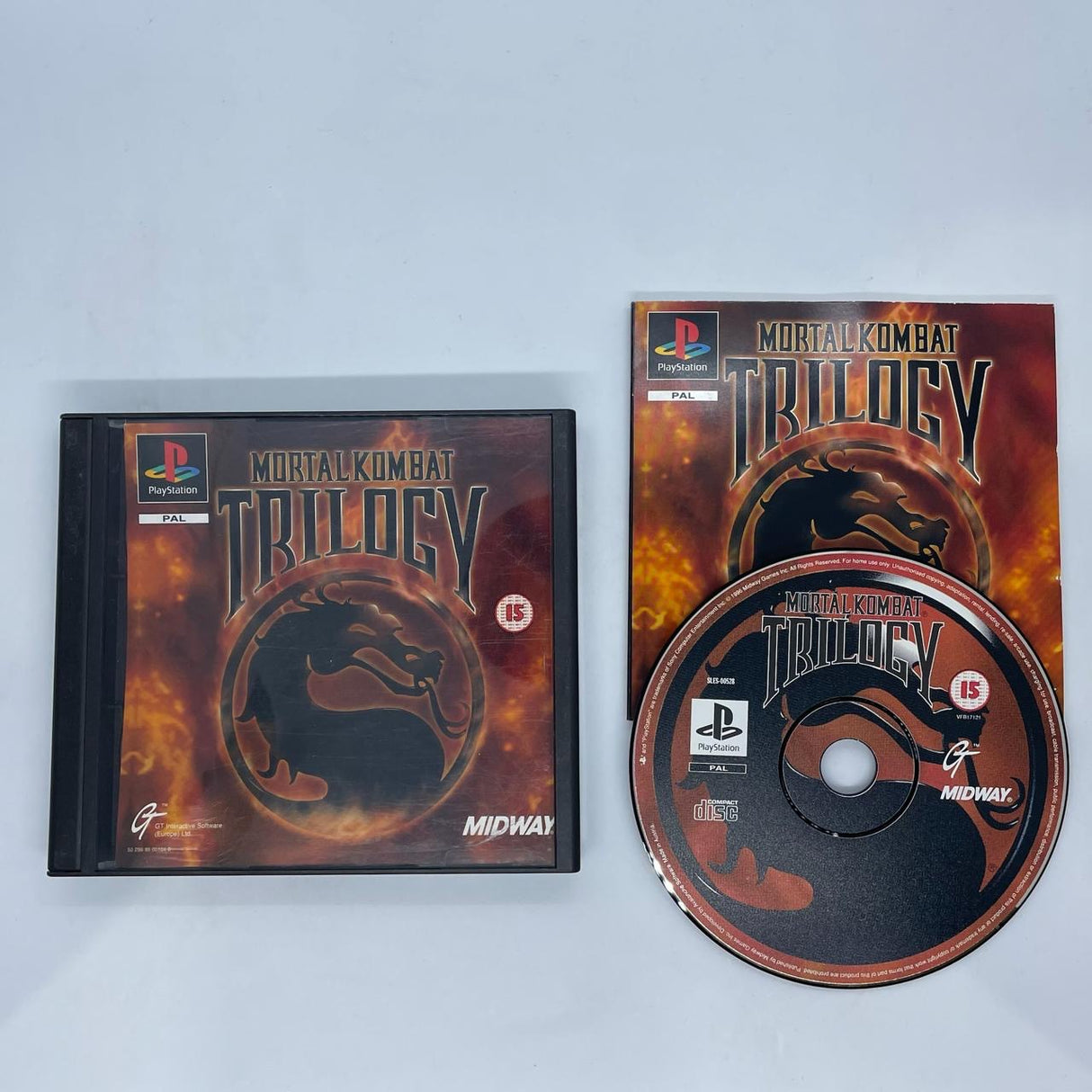 Mortal Kombat Trilogy PS1 Playstation 1 Game + Manual PAL
