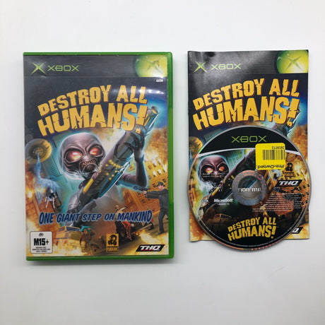 Destroy All Humans Xbox Original Game + Manual PAL