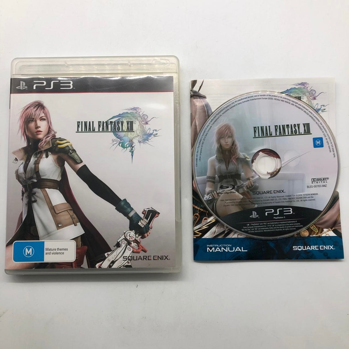 Final Fantasy XIII PS3 Playstation 3 Game + Manual 25AU4