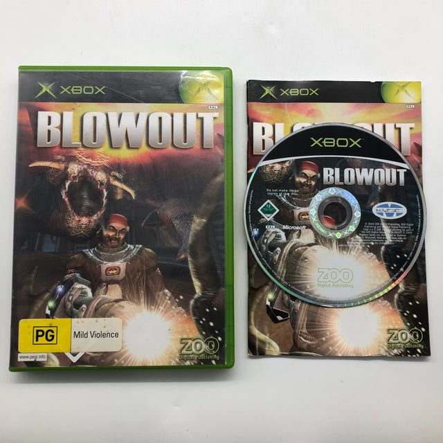 Blowout Xbox Original Game + Manual PAL