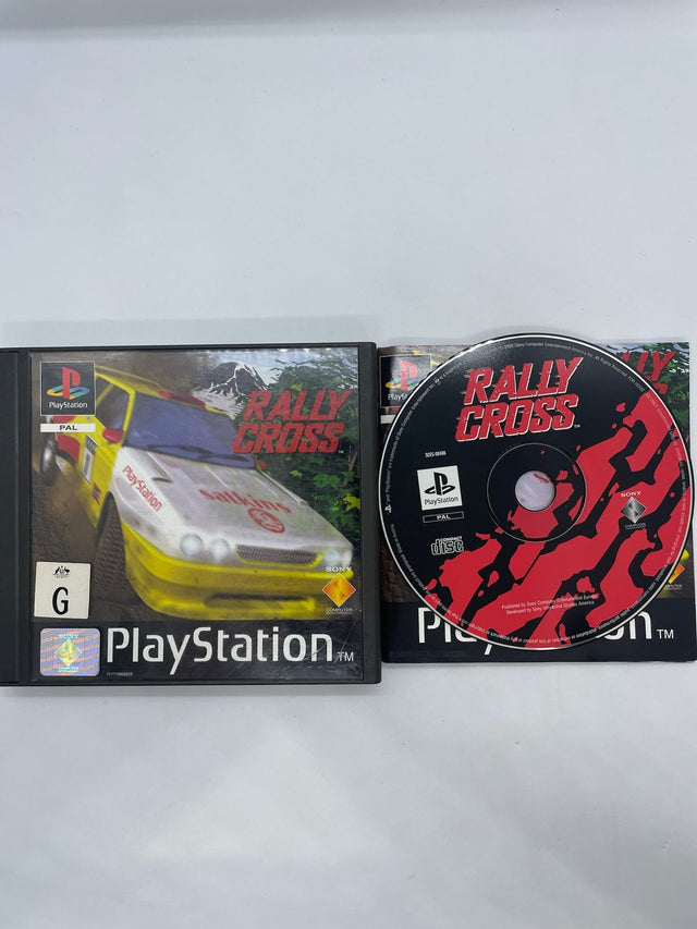 Rally Cross PS1 Playstation 1 Game + Manual PAL