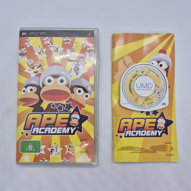 Ape Acadmey PSP Playstation Portable Game + Manual