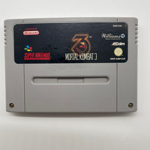 Mortal Kombat 3 Super Nintendo SNES Game Cartridge PAL 05A4