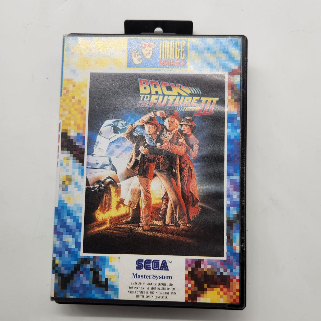 Back To The Future 3 Sega Master System Game + Manual PAL