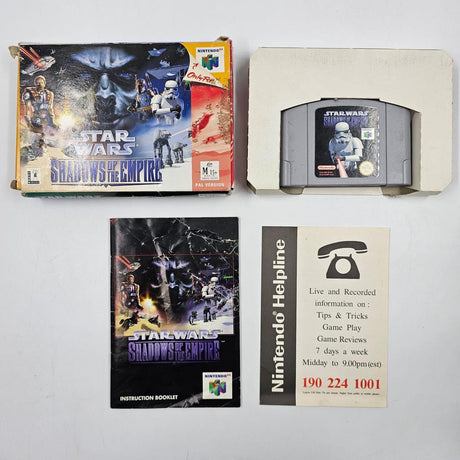 Star Wars Shadows of the Empire Nintendo 64 N64 Game Boxed Complete PAL