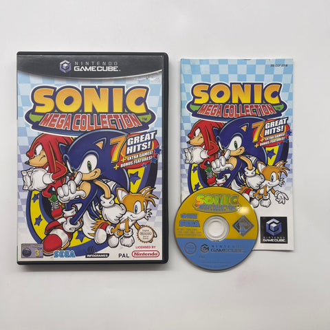 Sonic Mega Collection Nintendo Gamecube Game + Manual PAL 05A4
