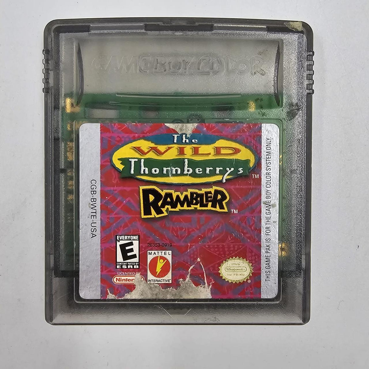 The Wild Thornberrys Rambler Nintendo Gameboy Color / Colour Game