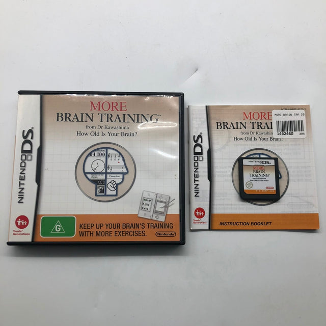 More Brain Training Nintendo DS Game + Manual