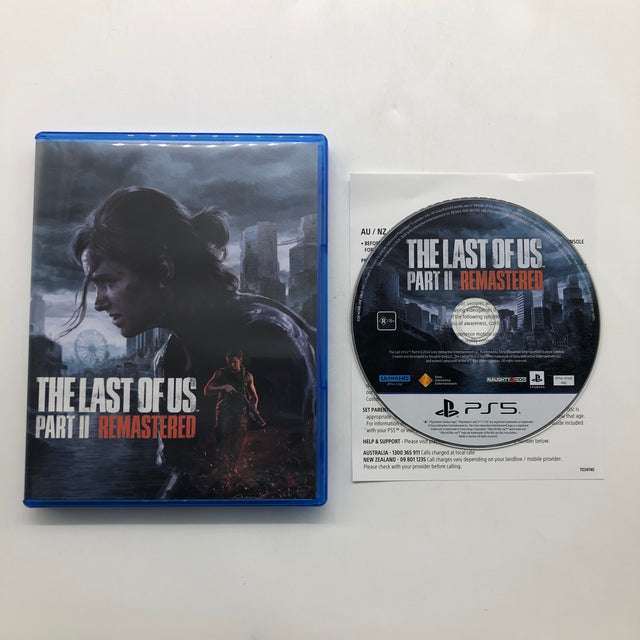The Last of Us Part 2 Remastered PS5 Playstation 5 Game + Manual