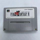 Final Fantasy VI 6 Super Nintendo Super Famicom Game Cartridge NTSC-J