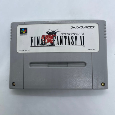 Final Fantasy VI 6 Super Nintendo Super Famicom Game Cartridge NTSC-J