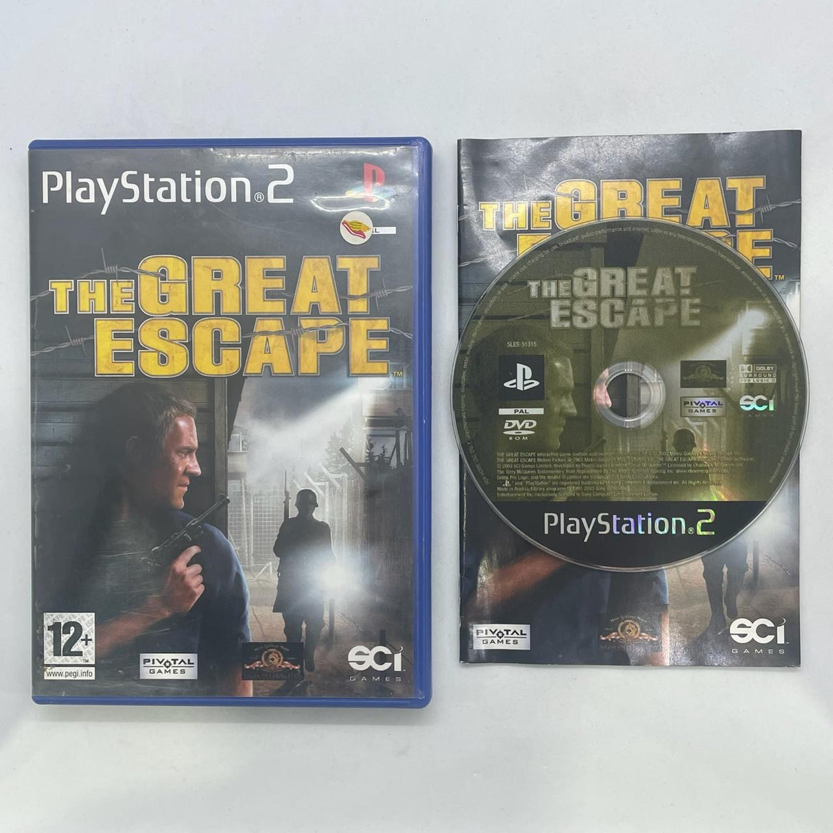 The Great Escape PS2 Playstation 2 Game + Manual PAL