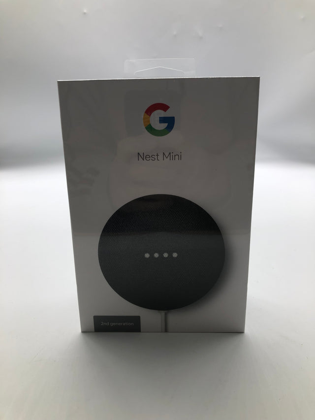 Google Nest Mini 2nd Generation Smart Speaker Charcoal