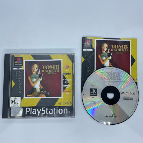 Tomb Raider 2 II PS1 Playstation 1 Game PAL