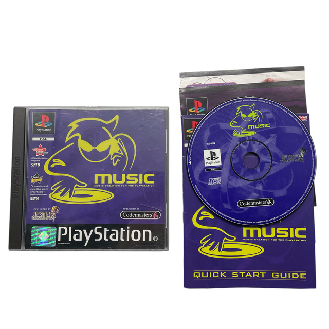 Music PlayStation 1 PS1 Game + Manual PAL