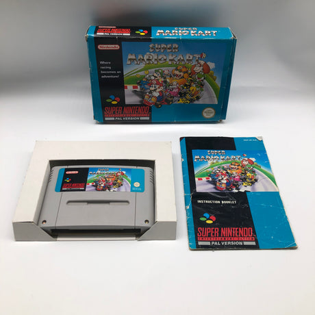 Super Mario Kart Super Nintendo SNES Game Boxed Complete PAL
