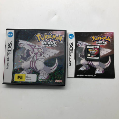 Pokémon Pearl Version Nintendo DS Game + Manual 25AU4