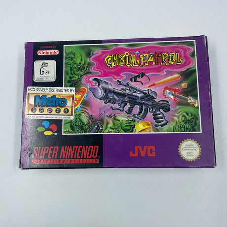 Ghoul Patrol Super Nintendo SNES Game Boxed Complete PAL