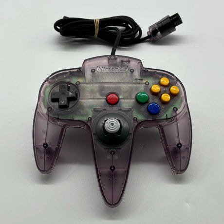 Nintendo 64 N64 Clear Purple Controller Boxed PAL