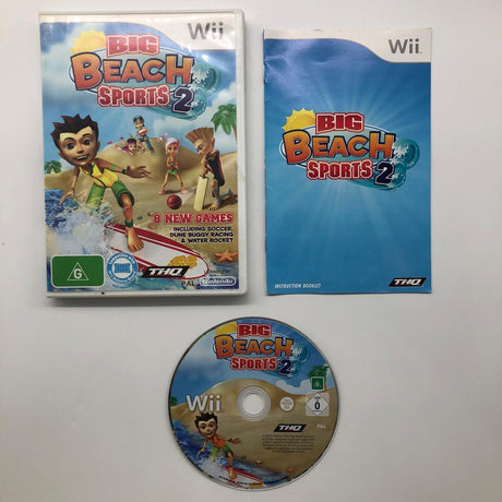 Big Beach Sports 2 Nintendo Wii Game + Manual PAL