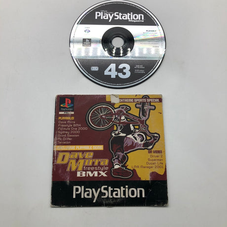 Dave Mirra Freestyle BMX PS1 Playstation 1 Demo PAL 25AU4